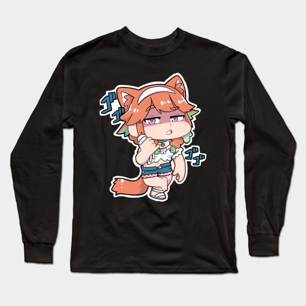 Takanashi Kiara Chibi Long Sleeve T-Shirt by Kent